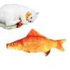 KTCLCATF Catnip Toys Set Simulation Fish Shape Doll Interactive Pets Pillow Chew Bite Supplies for Cat/Kitty/Kitten Fish Flop Cat Toy Catnip Crinkle Toys 3PCS (CAOY-3PCS)
