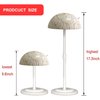 Wig Stand 1PC Adjustable Height Portable Wig Holder Stands Non-Slip Wig Head Holders Sturdy Plastic Wig Head Stand for Multiple Wigs and Hats Styling Drying Display (White)