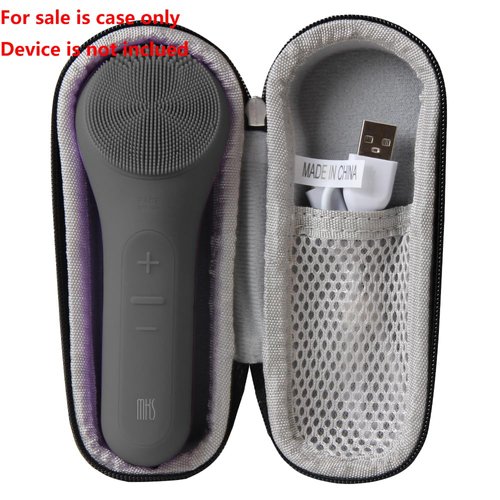 Hermitshell Hard Travel Case for NågraCoola CLIE Facial Cleansing Brush (Black)