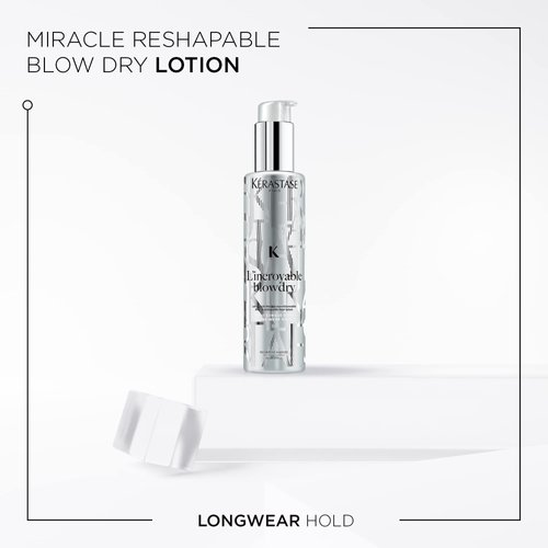 Kerastase L'incroyable Blow dry Hair Lotion | Miracle Reshapable Heat Serum | Extreme Frizz Control | Heat Protectant | With Glycerin | For Fine to Normal Hair |5.1 Fl Oz