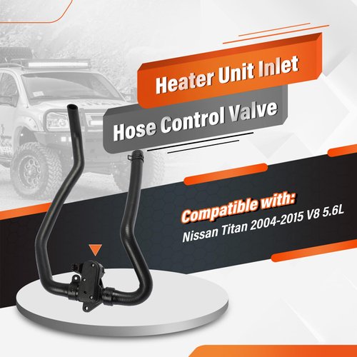 Heater Unit Inlet Hose Control Valve Compatible With Nissan Titan 2004-2015 Replaces 92400ZT10A 92400-ZT10A