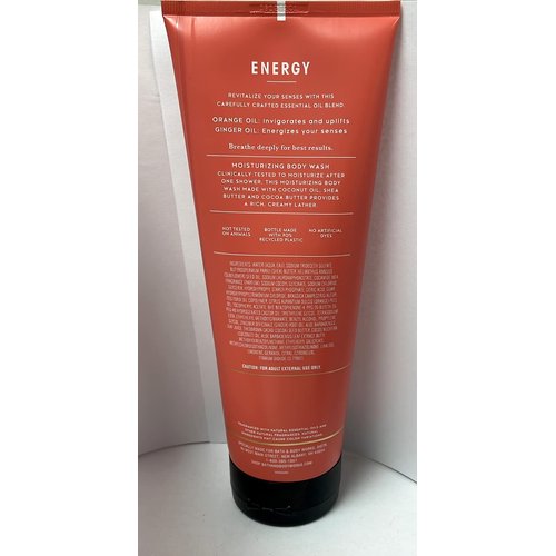 Bath & Body Works Aromatherapy Energy Orange Ginger Moisturizing Body Wash 10 fl oz / 296 mL