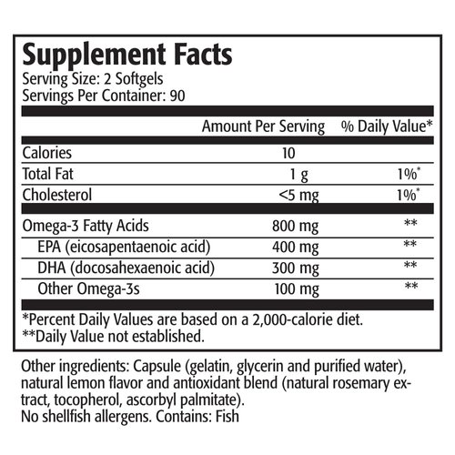 Res-Q 2500 TG Omega-3 Fish Oil Mini Gel Capsules