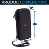 Caseling for Graphing Calculator Hard Carrying Travel Storage Case Bag - Black