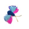 Cat Toy Teaser Wand - Butterfly Katfly Teaser and Teaser Wand - Blue