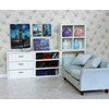 iLAND 1/12 Scale Accessories, 4 Miniature Dollhouse Pictures of Modern Famous Architecture w/Boards