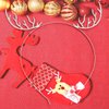 ELEARD Christmas Headband Set Christmas Reindeer Antlers Snowflake Headbands Crystal Rhinestone Deer Horn Headband Hair Band (Silver)