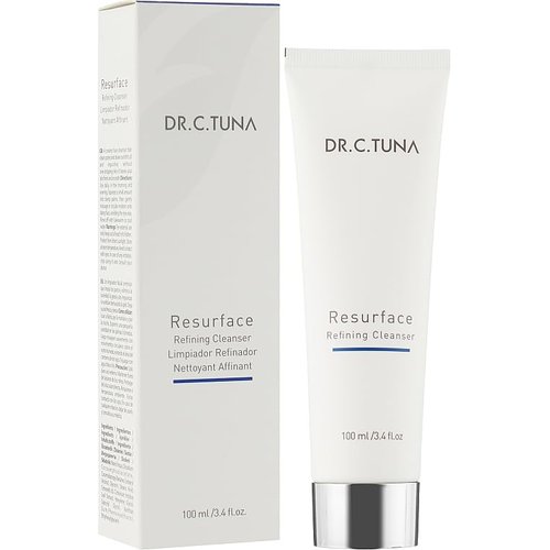 FARMASi Resurface Dr. C. Tuna Cleansing Gel, 100ml/3.38flOz - Exfoliating Face Cleanser, Deep Cleansing, Smooths Skin, Daily Use, Skincare, Gentle Exfoliation, Purifying Cleanser