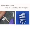 Valuu 100 pcs Fiberglass Nail -Fiberglass for Nail Extension Quick Extension Fiber Silk New Nail Shaping Material False Nails Manicure Salon Tool Accessories