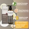 CONTIN Garlic Shampoo for Oily Sensitive Hair, Natural Scalp Treatment for Hair Loss and Hair Growth, Anti-Thinning and Anti-Dandruff for Thicker Fuller Hair, Follicle Clarifying, Roots Strengthening, Unscented Hair Care Products for Men and Women, 10.14 