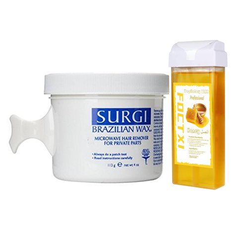 Brazilian Waxing Kit for Hair Removal, Roll on Wax Kit
