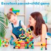 DMOIU Magnetic Building Blocks STEM Educational Toy for Kids Montessori Learning Sticks and Balls Preschool Sensory Toys for Toddlers Gift for 3 Year Old Boys & Girls