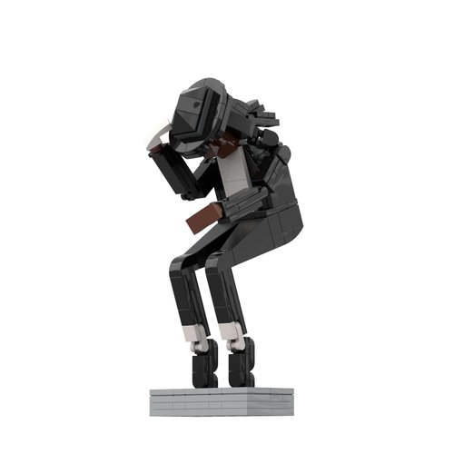 BeeEtMoc Dancer MOC Building Blocks,Musicians Blocks Building Sets Toys,Figures Building Bricks for Kids and Adults-151PCS 810001 (151black)