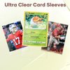 600 Counts Card Sleeves, Clear Baseball Card Sleeves, Soft Trading Cards Sleeves, Plastic Card Protector for Standard Cards Fit for MTG, TCG, Baseball Cards, Football Cards, Game Cards