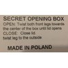 PolishArt Claddaugh - Secret Wooden Puzzle Box