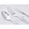 " OCCASIONS " Wedding Party 9'', 7.5'', 6'' disposable plastic plates and silverware combo (60, Bone w/gold rim)