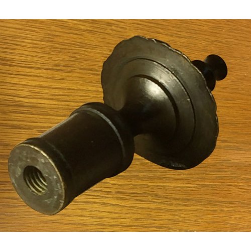 Royal Designs Umbrella Lamp Finial for Lamp Shade, 2.5 Inch, Antique Brass