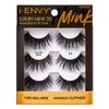 i-ENVY False Lashes, Mink 3D Lashes Value Pack Real Mink Maximum Fluffy Wispy Luxury Glamorous Natural Look Reusable Eyelashes (01)