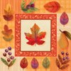Watercolor Leaves Dinner Napkins