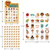 Thanksgiving Bingo Game 24 Players for Kids Die Cut Turkey Party Game Activities Holiday Party Favors
