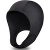 TOBWOLF Diving Hood, 2.5mm Neoprene Dive Cap Surf Cap, Stretchable Diving Cap with Chin Strap, Thermal Wetsuit Hood Cap, Surfing Hood for Water Sports, Swimming Kayaking Snorkeling Sailing Canoeing