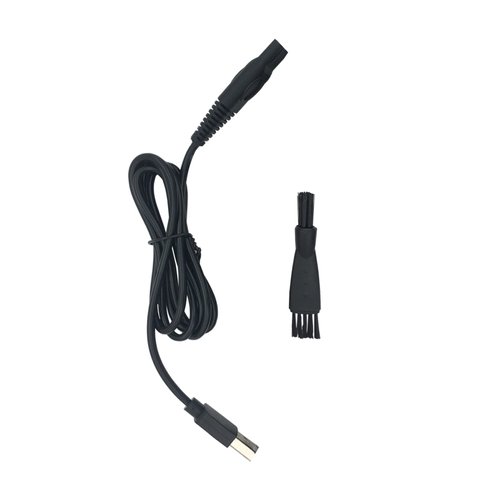 PDEEY Charger Replacement for Brightup Beard Trimmer, USB Charging Cord Cable 4 ft, with Cleaning Brush
