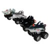 DINOBROS Shark Toys Pull Back Cars for Boys and Toddlers 4 Pack Ocean Sea Animal Truck Toy Dolphin Hammerhead Shark Killer Whale Playset Gift for 3 Years Old and Up