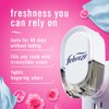 Febreze Plug In Air Freshener, Odor-Fighting Scented Oil Starter Kit, Air Fresheners for Home and Bathroom and Kitchen, Long Lasting for Strong Odors, Downy April Fresh Scent, Warmer + 2 Refill