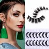 SQYlashes Cat Eye Natural Lashes Wispy False Eyelashes Short Fluffy Fake Lashes - 7 Pairs, ZG81