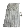 Melody Jane Dollhouse White Lace Curtains with Swag Valance Window Accessory