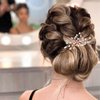 YBSHIN Pearl Bride Wedding Hair Comb Rose Gold Flower Hair Pieces Rhinestone Crystal Headpieces Bridal Hair Accessories for Women