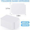 60 Pcs Trading Card Dividers White Card Separators with Tabs Blank Card Box Card Divider Cards for Sports Games, 2.71 x 3.8 Inches Fit for MTG TCG Sports Cards Card Games
