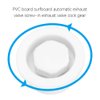 Alomejor 2Pcs PVC Surfboard Vent Hole Plug Paddle Board Vent Hole Surfing Auto Valve Waterproof Accessory(White)