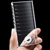 Eyelash Crystal Pallet Eyelash Extension Pallet Bigger Size Glass Pallet Lashes False Lash Tray Strip Adhesive Glue Holder for Eyelash Extensions (4 x 2 x 0.4 Inch)