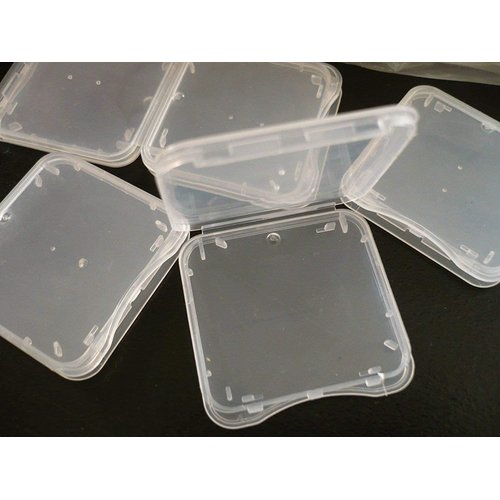 10 pcs SD MMC / SDHC PRO DUO Memory Card Plastic Storage Jewel Case (memory card not included)