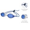 Dolfin Bungee Racer Swim Goggles (Blue Clear)