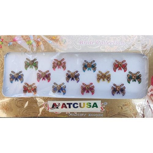 Butterfly Indian Bindi for Women Bindi Jewelry Forehead Multicolored Face Bindi Stickers Stick on...