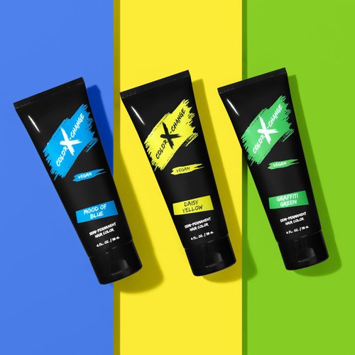 Color X-Change Semi-Permanent Hair Color - Mood of Blue - Vegan, PPD & Ammonia-Free