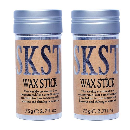 TBACW 2PCS Broken Hair Wax Stick,2.7Oz Styling Hair Wax Stick Control Hair Slick Non-Greasy for Fly Away & Edge Frizz Hair (2Pcs)