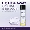 NxN Up, Up & Away Uplifting Body Wash, Fresh Pomelo Scented with Caffeine Natural & Organic Formula, 8 Fl Oz