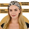 LOTUS78 Headbands for Women 6 Pack, Fashionable Sports Hairbands, Elastic Wide Headbands, Non-Slip Workout Yoga Sports Headbands for Women, (Safari)