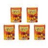 5 Packs Dragon Shield Matte Orange Standard Size 100 ct Card Sleeves Value Bundle!