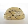 Vanilla black gray white beige marbled hair claw clip