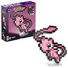MEGA Pokemon Mew 434 Piece Building Set with 1 Pixelated Retro Action Figure for Wall or Table Decoration, HWR80