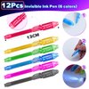 Winrayk 74Pcs Glow in the Dark Party Favors Neon Birthday Supplies Invisible Ink Pen Mini Notebook Neon Stickers Pinata Filler Goodie Bag Stuffers Prize Girls Boys Kids Glow in the Dark Party Supplies