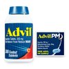 Advil Pain Reliever and Fever Reducer, Ibuprofen 200mg for Pain Relief - 300 Count, Advil PM Pain Reliever and Nighttime Sleep Aid, Ibuprofen for Pain Relief and Diphenhydramine Citrate - 2 Count