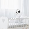 HelloBaby Baby Monitor Mount Works HB6550/ HB65/ HB6339/ HB40/ HB6081/ HB66/ HB6351, Flexible Arm Bracket, Hello Baby Monitor Holder Attaches to Crib Cot Shelves, Indoor Without Tools or Wall Damage