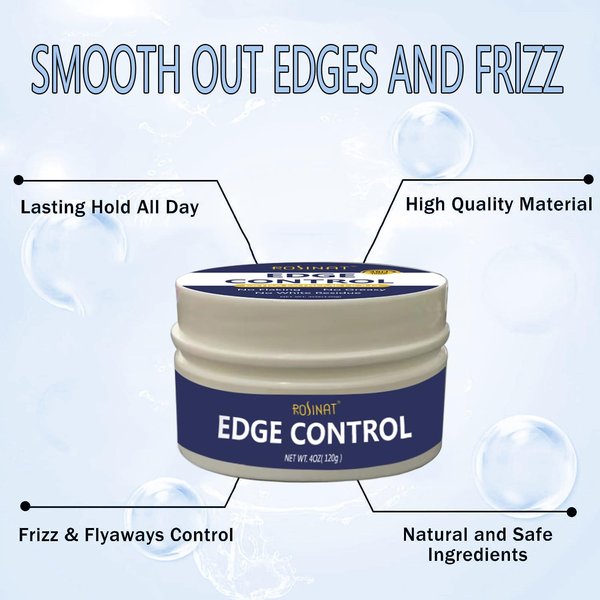 BERVEAL EDGE CONTROL GEL Extra Strong Hold No Flake No White Non Greasy MAX HOLD (Peach)