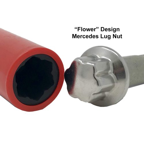 CTA Tools 4218 Mercedes Lug Nut Socket, 17mm Flower Design, Multi