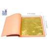 Slofoodgroup - 24 Karat Edible Gold Leaf Loose Sheets - 10 Sheets Gold Leaf Per Book - Gold Leaf Sheet Size 3.15in x 3.15in Loose Leaf Sheets - Edible Decoration, Crafting, Art and More